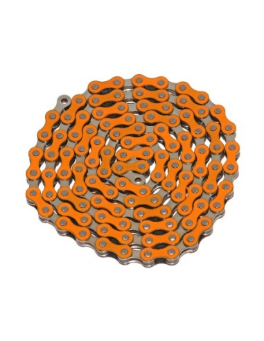 YBN Chain 1/2x1/8x112 1/Speed Orange/Chrome.
